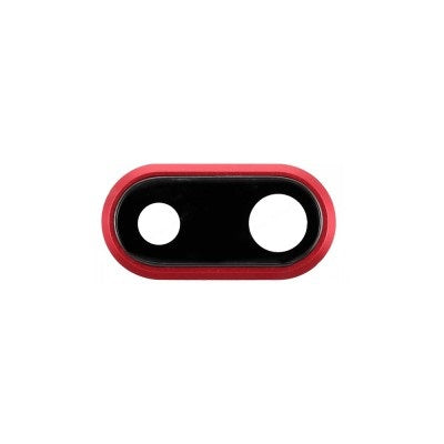 Rear Camera Lens with Bezel for iPhone 8 Plus-Red Rear Camera Lens with Bezel for iPhone 8 Plus-Red